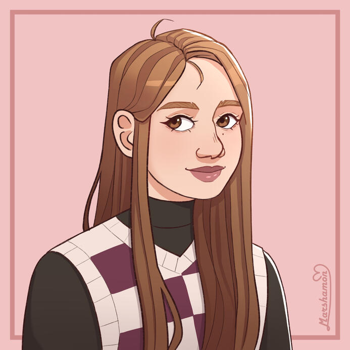 Full rendered bust - $30